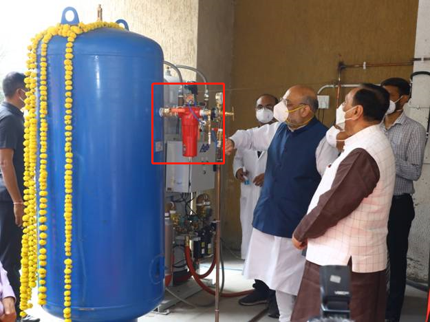 YUKA Air Filter Applied in India Medical Oxygen Plant
